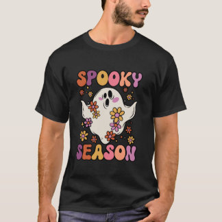 Spooky Season Halloween Costume Cute Gnomes Horror T-Shirt