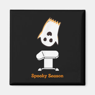 Spooky Season Halloween Cute Ghost Gymnast Vault G Magnet