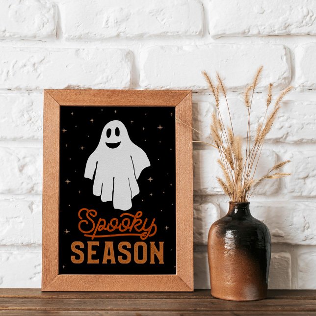 Spooky Season Halloween Ghost Poster (Creator Uploaded)