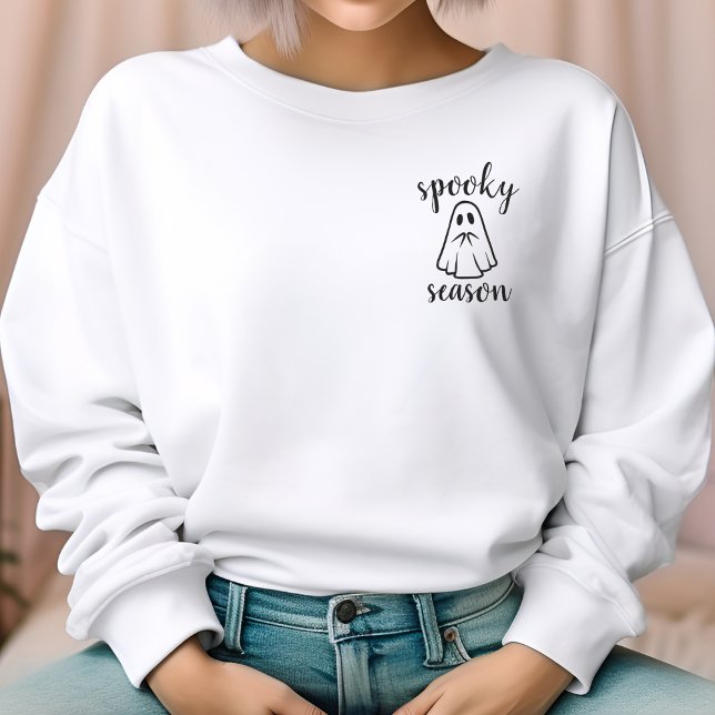 Spooky Season Halloween Ghost Sweatshirt for Women (Creator Uploaded)