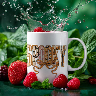 Spooky Season Halloween Ghosts Pumpkin Design Coffee Mug