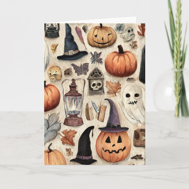Spooky Season - Halloween Greeting Card (Front)