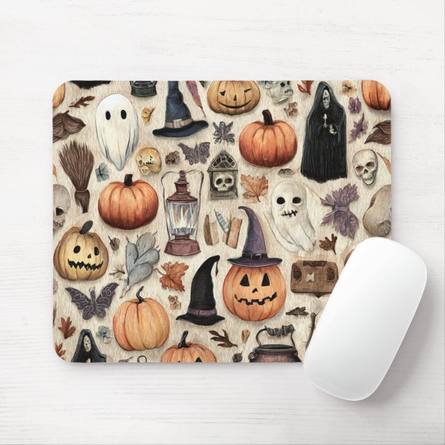 Spooky Season - Halloween Mousepad (With Mouse)