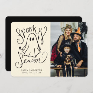 Spooky Season Halloween Photo Card