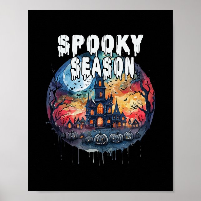 Spooky Season Halloween Poster (Front)