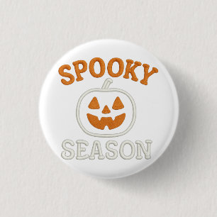 Spooky Season Halloween Pumpkin Patch 3 Cm Round Badge
