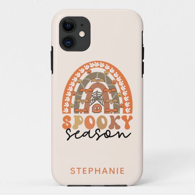 Spooky Season Halloween Rainbow Fall Case-Mate iPhone Case (Back)
