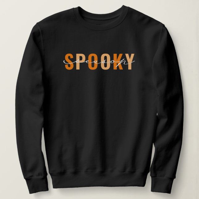 Spooky Season Halloween Sweatshirt (Design Front)