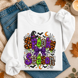 Spooky Season Halloween Typography Sweatshirt