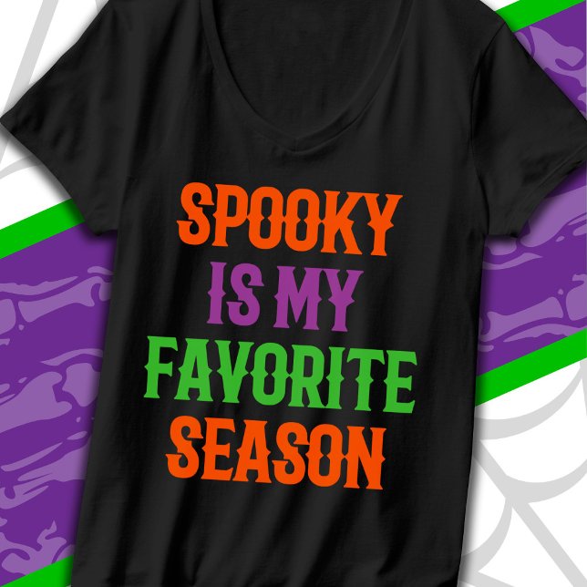 Spooky Season Happy Halloween Funny Halloween T-Shirt (Creator Uploaded)