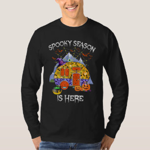 Spooky Season Is Here Camping Camper Halloween Cam T-Shirt