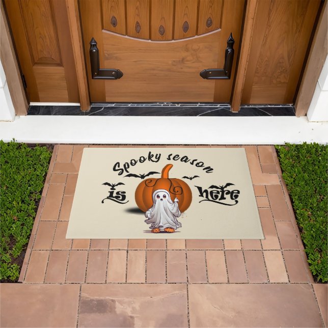Spooky season is here funny halloween doormat (Outdoor)
