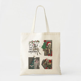 Spooky Season Meets Christmas Cheer Tote Bag