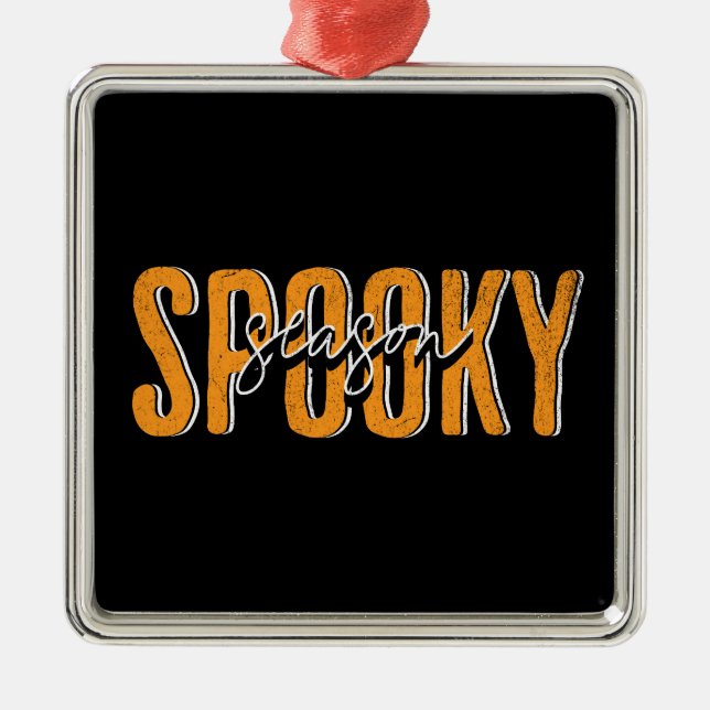 Spooky season metal tree decoration (Front)