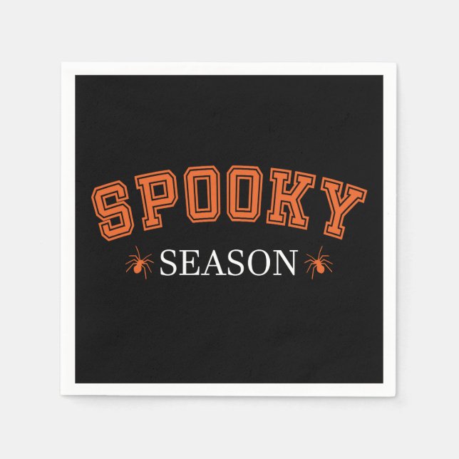 Spooky season napkin (Front)