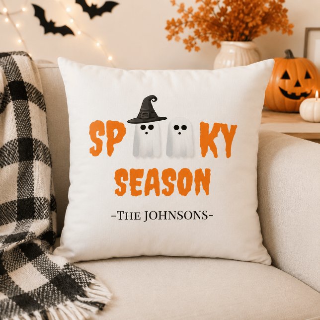Spooky Season Pillow – Modern Halloween Decor (Creator Uploaded)