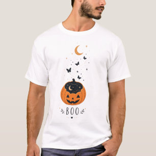 Spooky Season Pumpkin Halloween Design T-Shirt