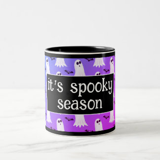 Spooky Season Purple Fall/Halloween Two-Tone Coffee Mug