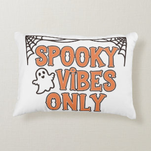 Spooky Season Quotes Decorative Cushion