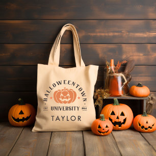Spooky Season Retro Groovy  Tote Bag