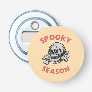 Spooky Season Scary Skull Halloween  Bottle Opener