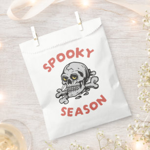 Spooky Season Scary Skull Halloween Favour Bags
