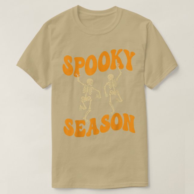 Spooky Season Shirt, Halloween Season, Spooky Babe T-Shirt (Design Front)