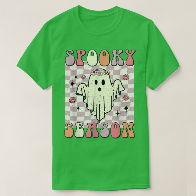Spooky Season Shirt, Halloween Season, Spooky Babe T-Shirt (Design Front)