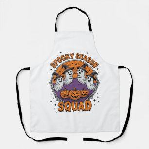 Spooky Season Squad Cute Ghost Halloween Shirt_1 Apron