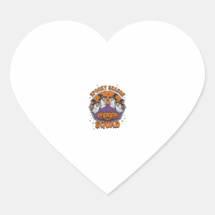 Spooky Season Squad Cute Ghost Halloween Shirt_1 Heart Sticker