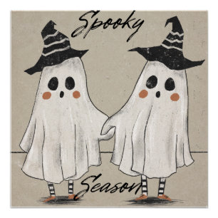 Spooky Season Squad Glossy Poster