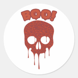 spooky season sticker, Funny Gifts Classic Round Sticker
