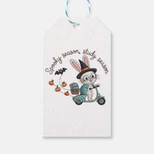 Spooky Season Study Season Nursing Bunny Gift Tags