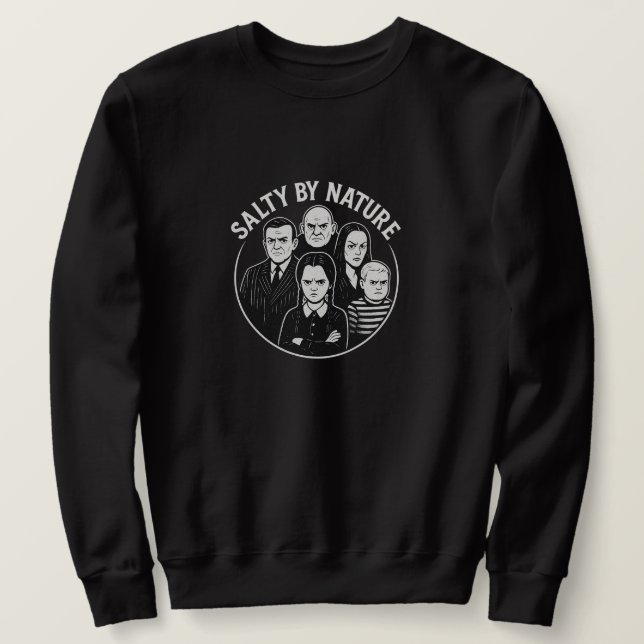 “Spooky Season” Sweater (Addams Edition) (Design Front)