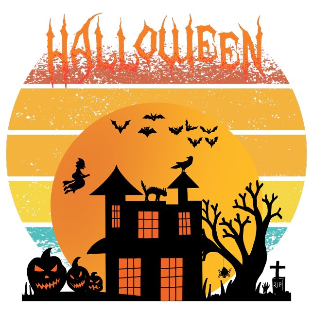 Spooky Season T-Shirt (In the moonlit mist, a gothic ghost appears.)