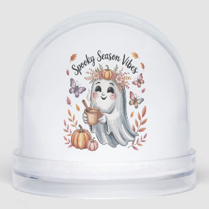 Spooky Season Vibes Ghost Snowglobe