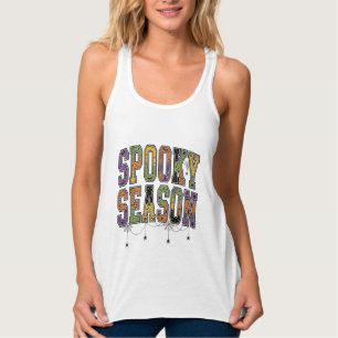 Spooky Season Vintage Halloween Typography Design_ Singlet
