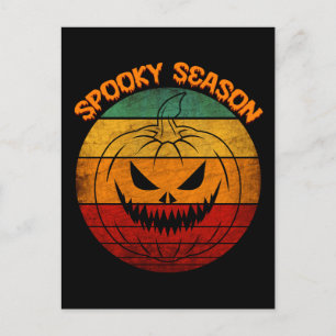 Spooky Season Vintage Postcard