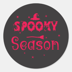Spooky Season Witch Hat Sticker
