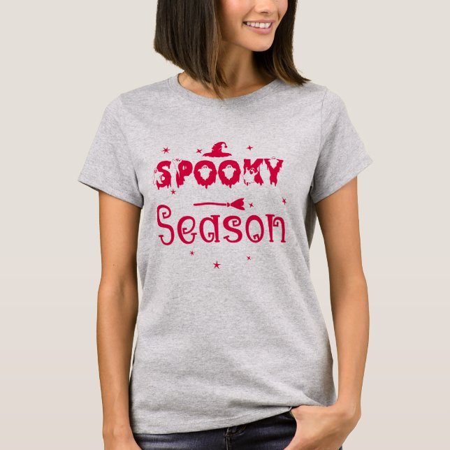Spooky Season Witch Hat T-Shirt (Front)