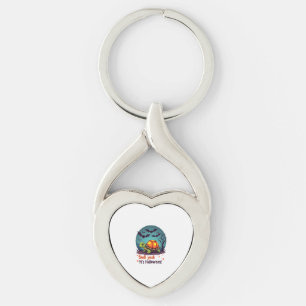 Spooky Shell Surprise Turtle Key Ring