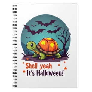 Spooky Shell Surprise Turtle Notebook