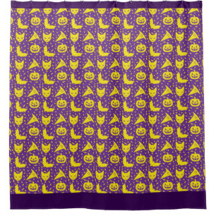 Spooky shower curtain