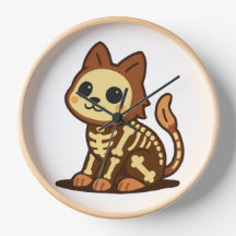 Spooky Skeleton Cat 