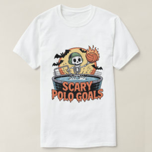 Spooky Skeleton Water Polo Player Halloween Sports