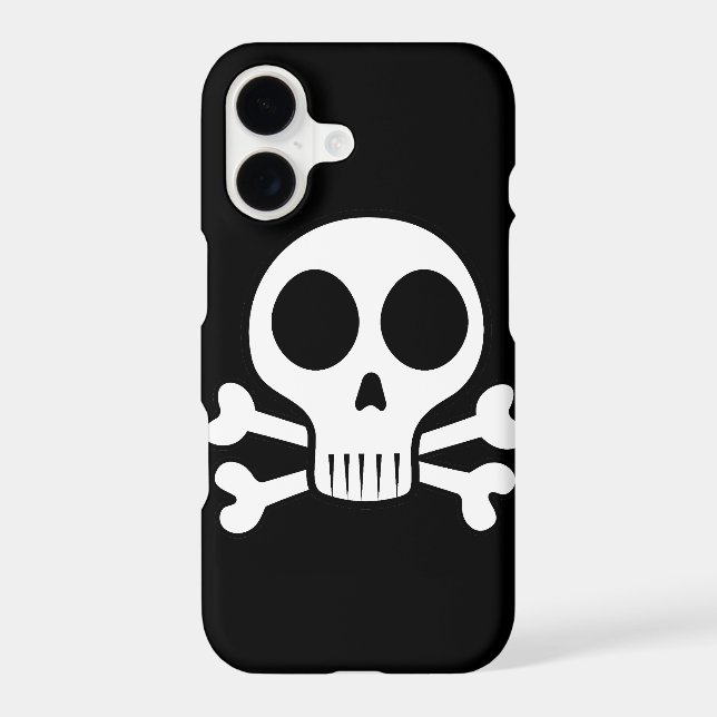 spooky skull on a black background (Back)