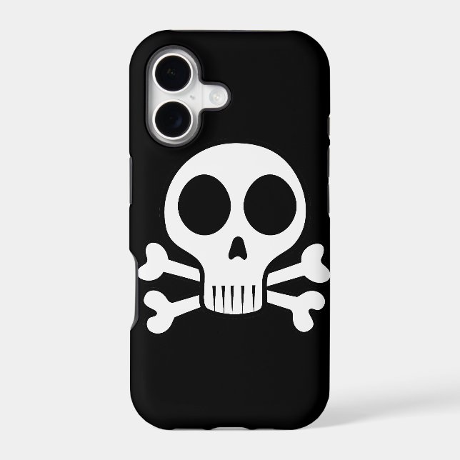 spooky skull on a black background (Back)