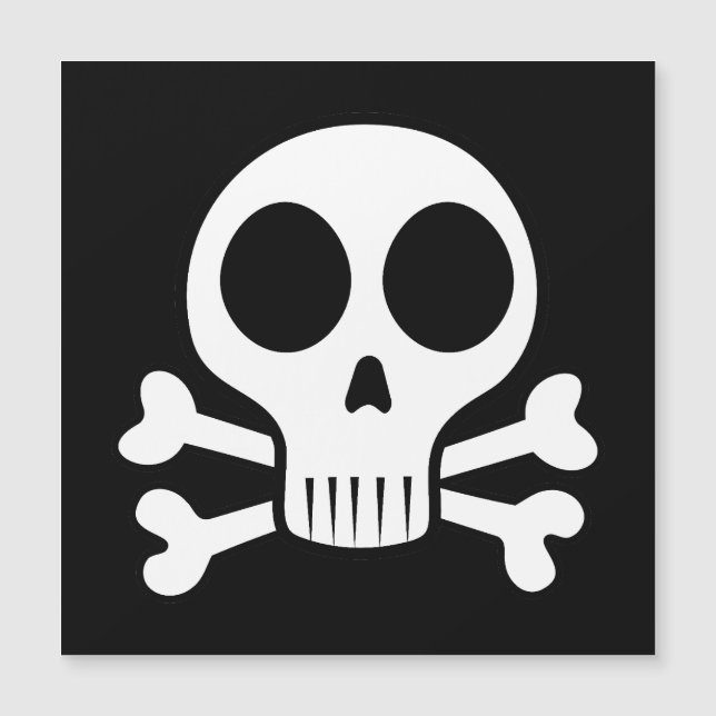 spooky skull on a black background (Front)