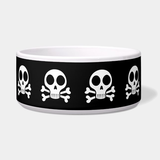 spooky skull on a black background (Front)