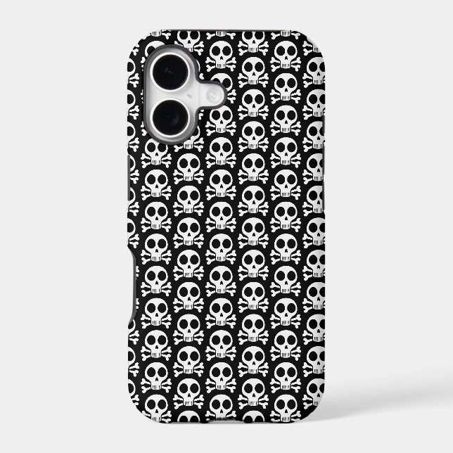 spooky skull on a black background (Back)
